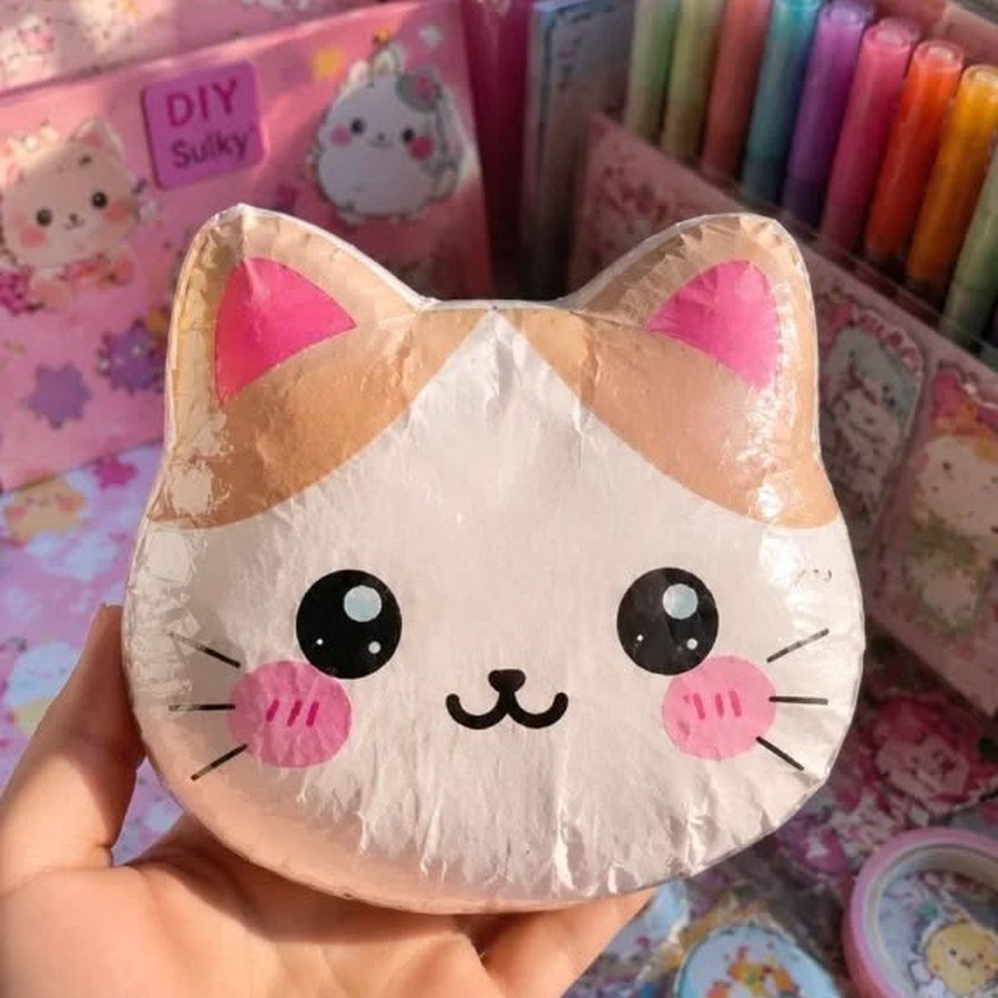 Gatinho kawaii paper squishy