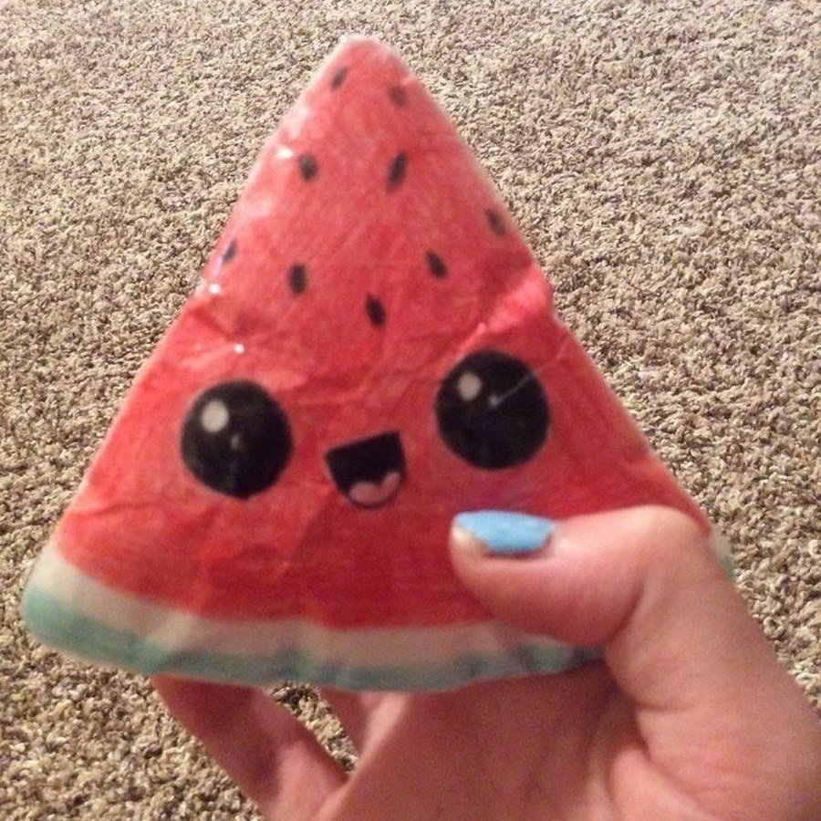 Melancia kawaii paper squishy