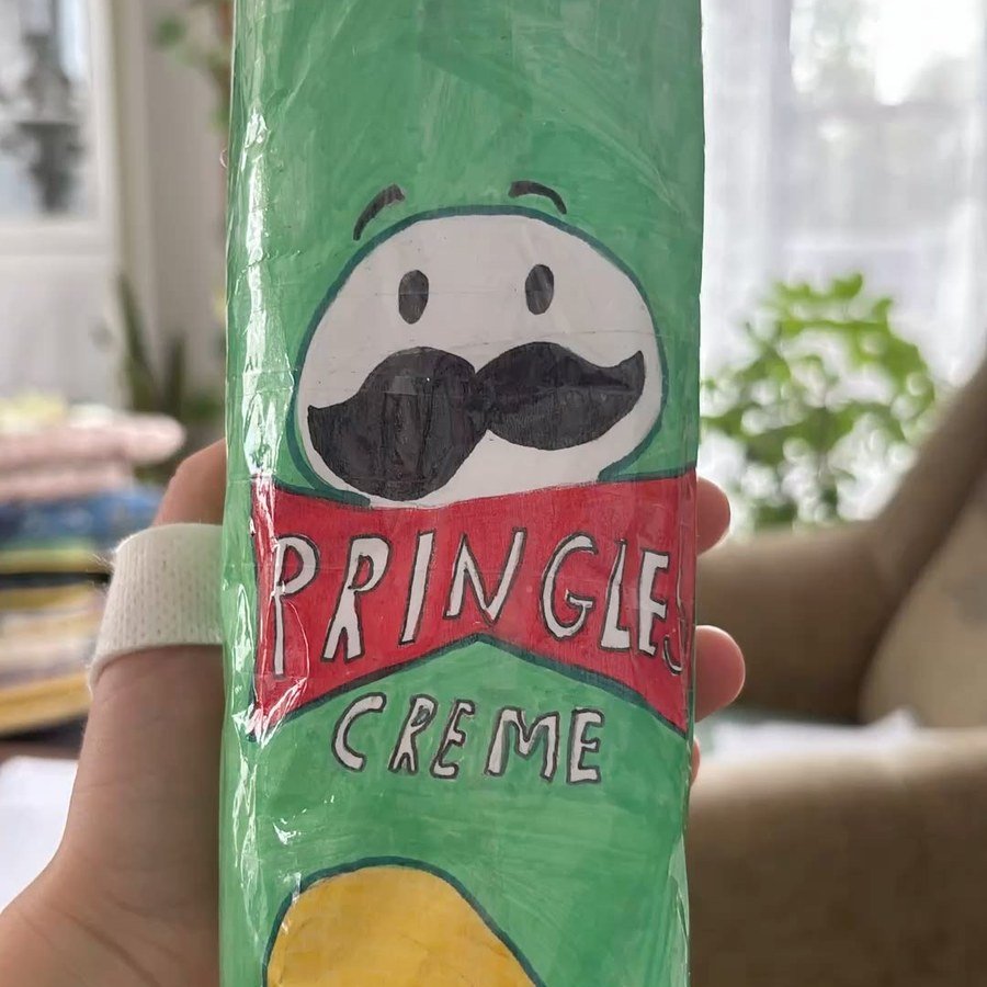 Tubo de Pringles paper squishy